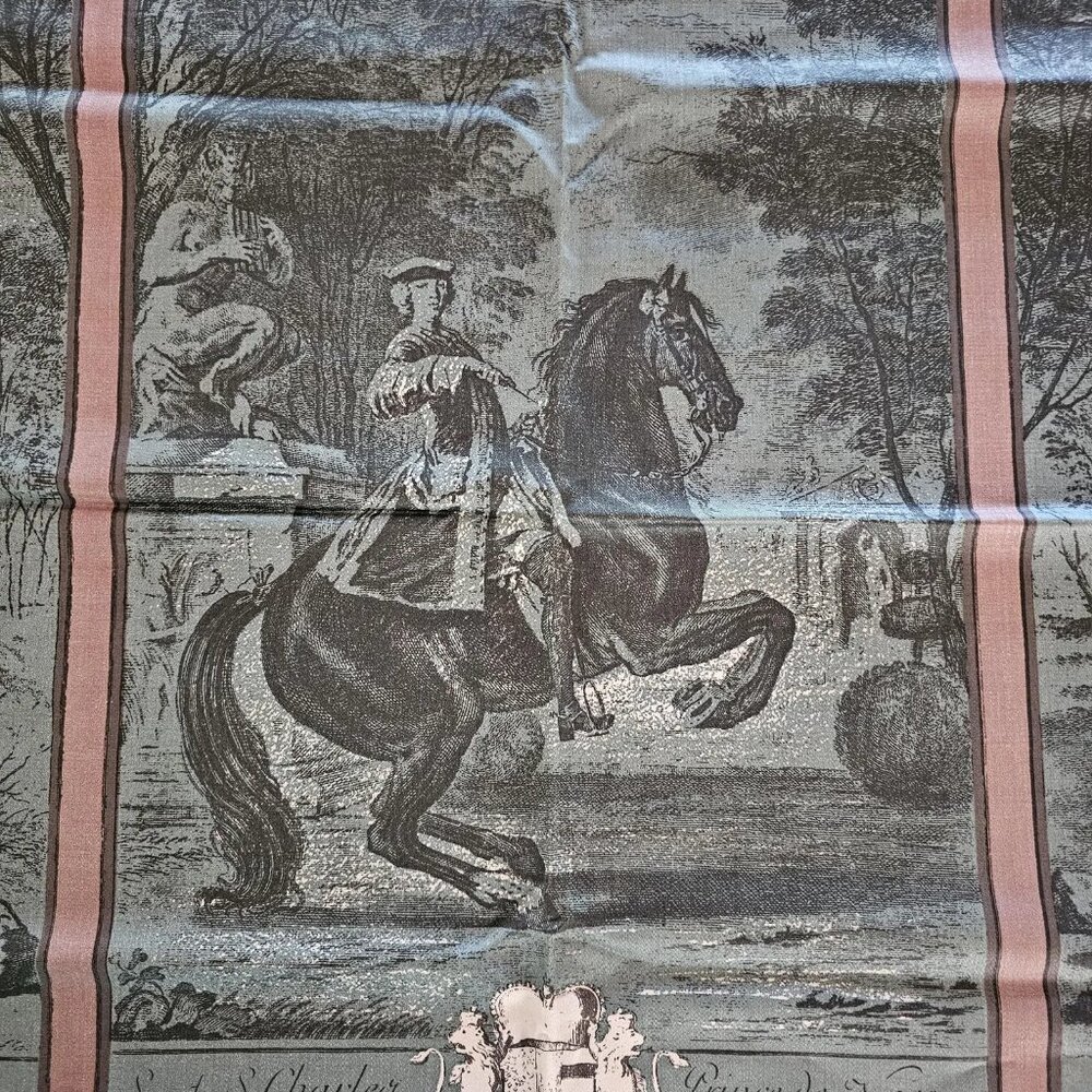 Ganahl-Webe "Chevaliers" Equestrian Jacquard – High-End Austrian Textile - Picture 6 of 9